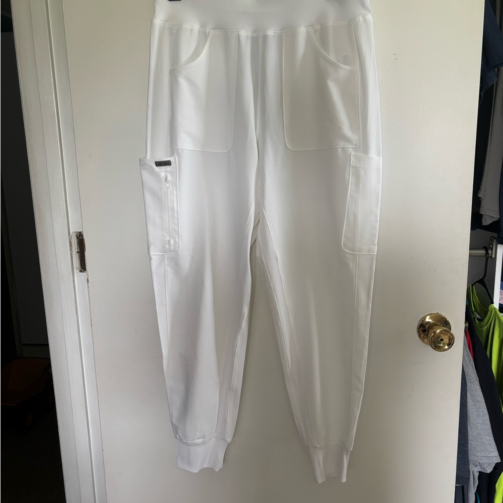 White Men's Jogger Pants